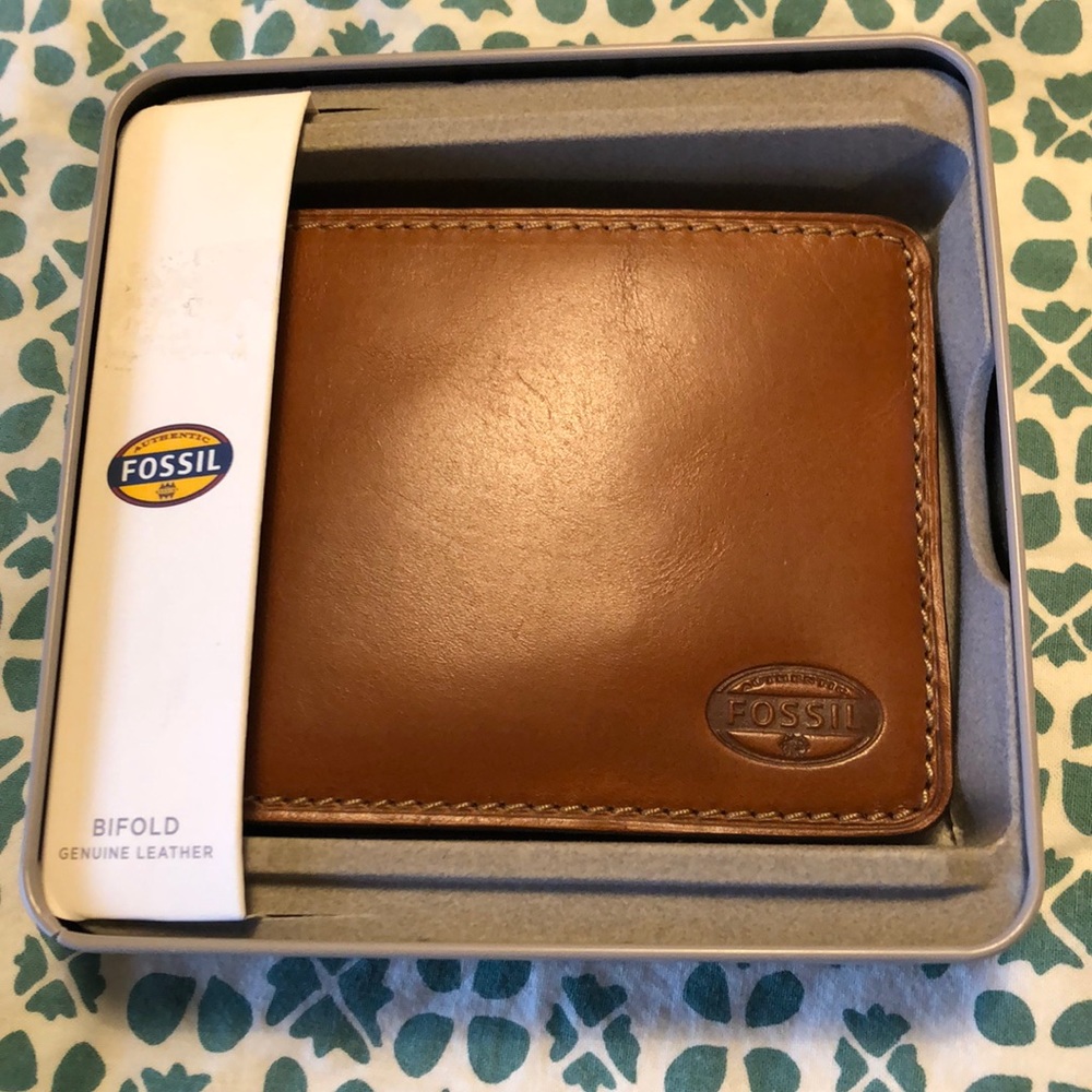 Fossil leather wallet
